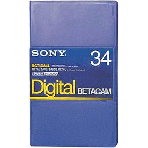 Магнитная лента для хранения данных в формате Digital Betacam Sony BCT-D34L