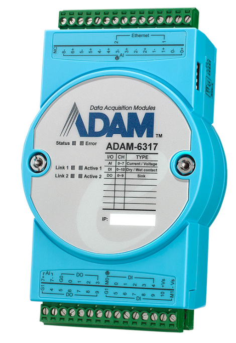 Advantech ADAM-6317-A1, Компактный сбор данных